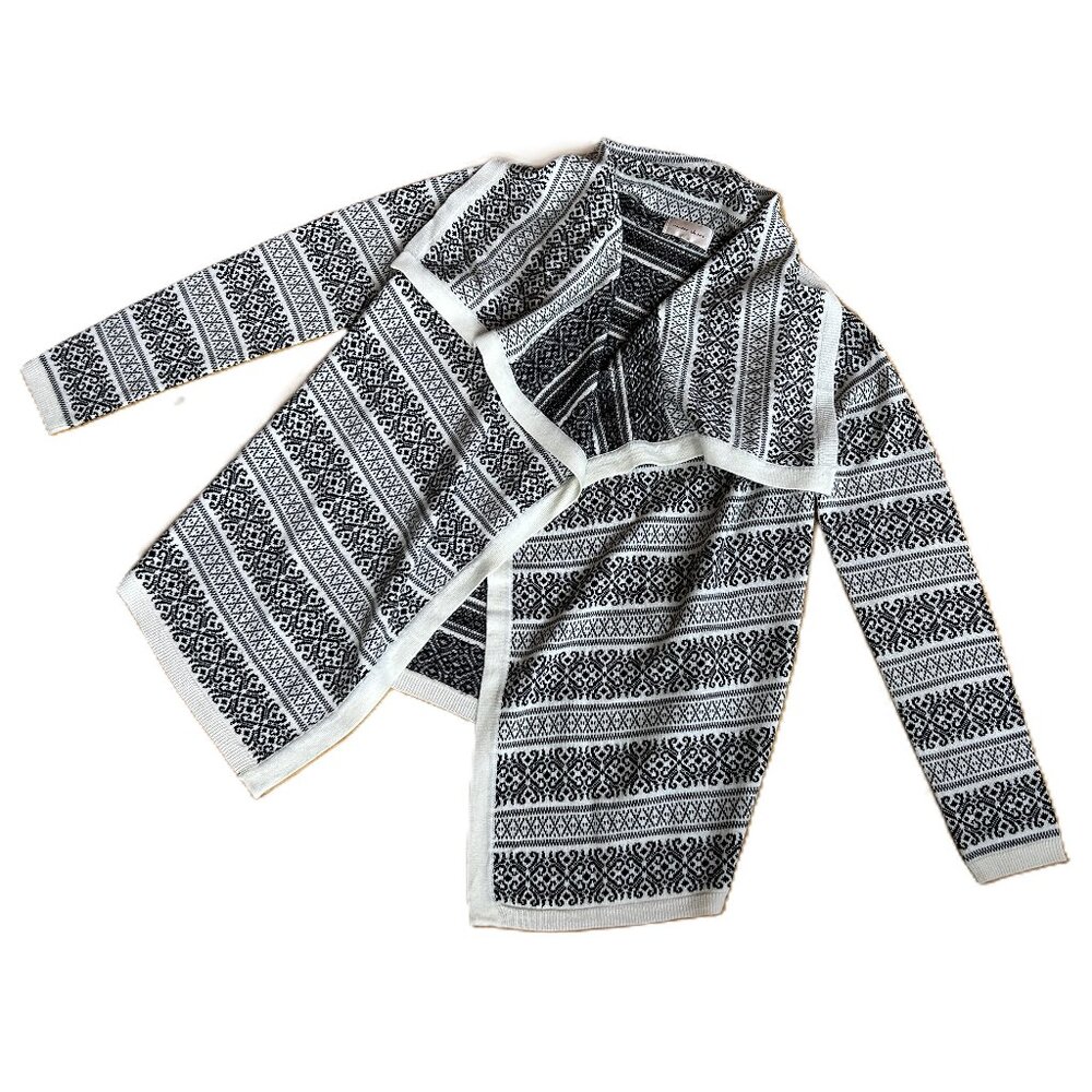 Anthropologie Fair Isle Waterfall Cardigan (NEW) - Picture 3 of 8